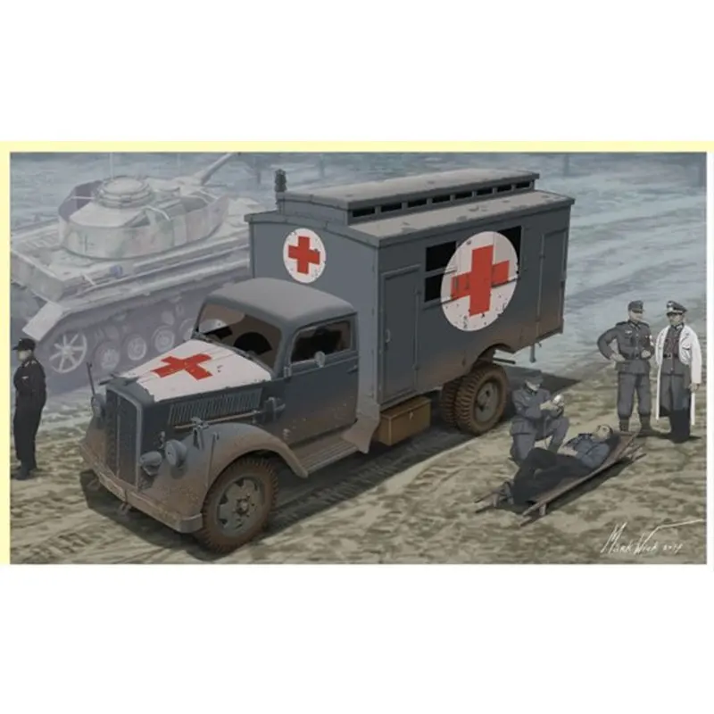 Дракон 6790 1/35 немецкая машина скорой помощи-масштаб модельный комплект