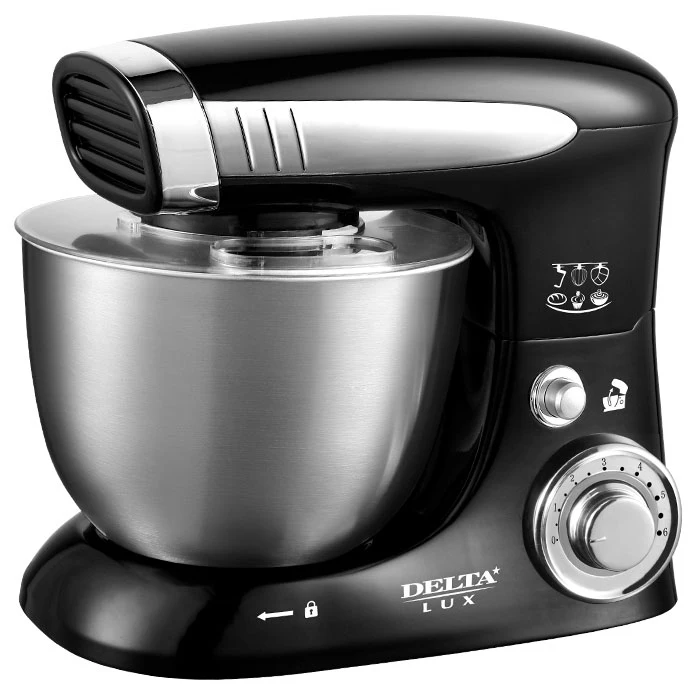 Миксер Delta Lux DL 5072P планетарный многофункциональный с чашей 4 л 950 Вт|Миксеры| |
