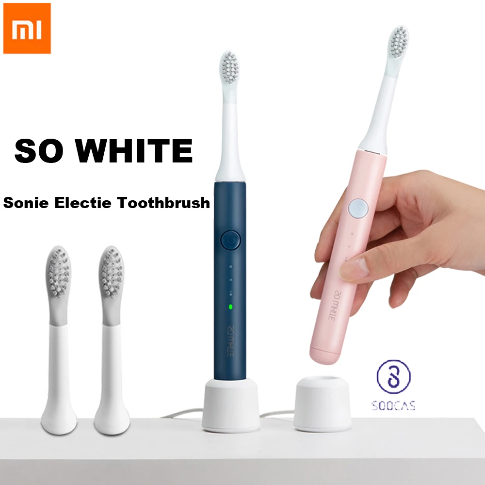 

100% Original XIAOMI Mijia soocas SO WHITE Sonic Electric Toothbrush Wireless Induction Charging IPX7 Waterproof Tooth Brush