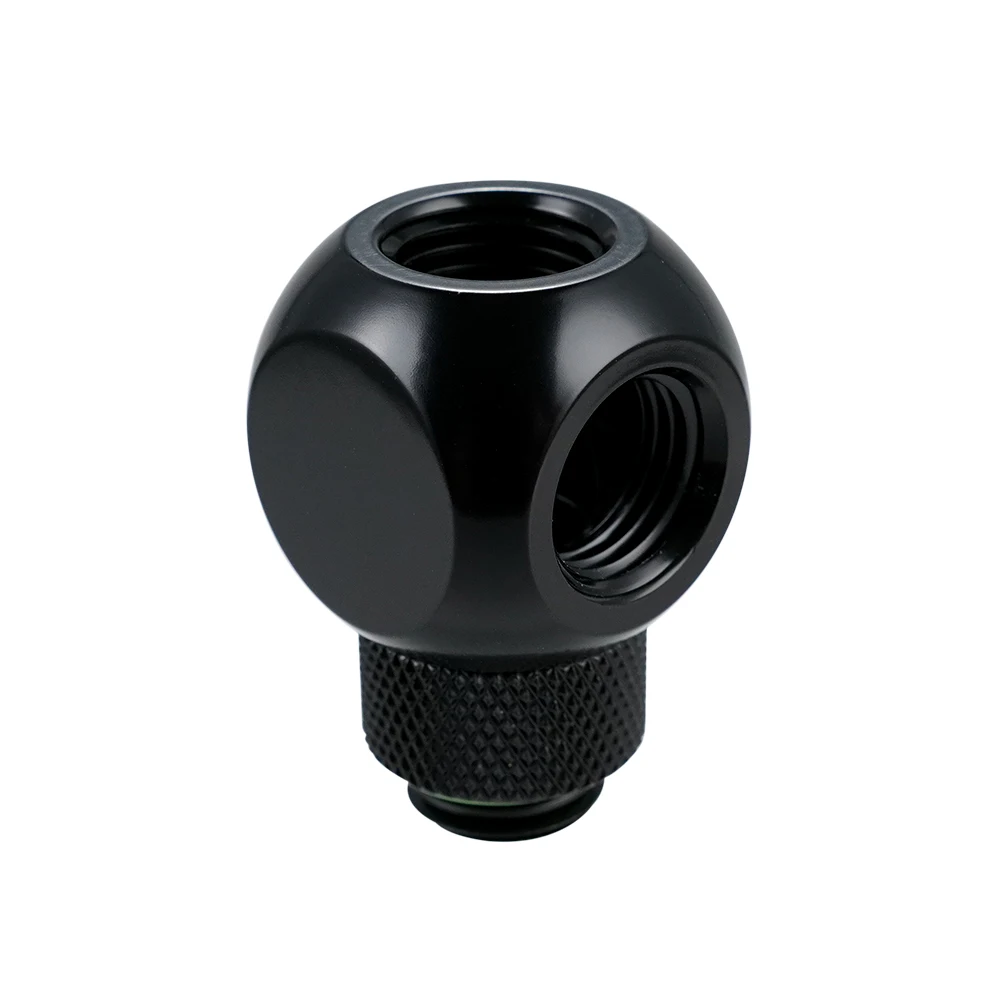 Барроу G1/4 &quotX4 360 Поворотный 4 ходовой кубический сплиттер соединитель