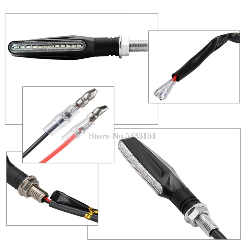 100% декодер LED мотоциклетные поворотники для 1000 K9 Cbr 600 Rr 2006 Gsxr K6 Gpz Honda Dio 34 Icon