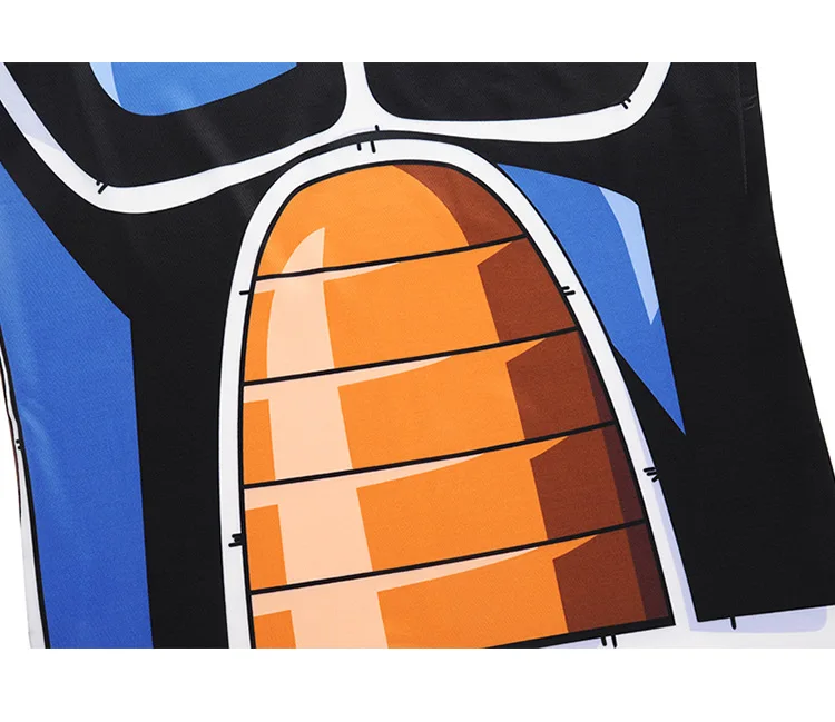 Летний Стиль молодежный популярный бренд аниме Dragon Ball Raditz 3D жилет с рисунком спортивный жилет для фитнеса