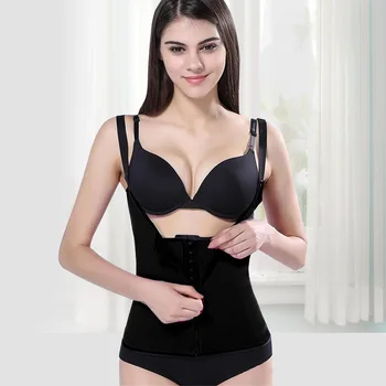 

Women's Waist Trainer Corset Body Shaper Underbust Cincher Tank Top With Adjustable Straps Slimming Corset Shapewear Tank Top