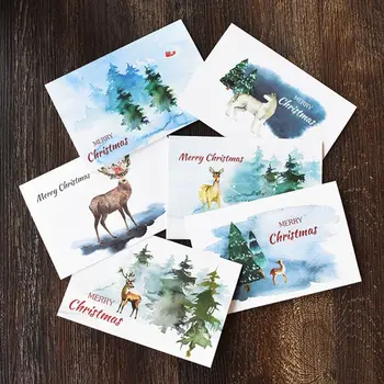 

48-Pack Merry Christmas Greeting Cards Bulk Box Set Xmas Greeting Cards 4x6in
