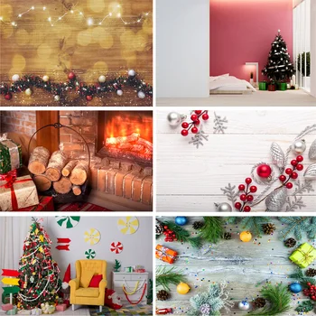 

SHENGYONGBAO Vinyl Custom Photography Backdrops Christmas Theme Photography Background 191106AF-002