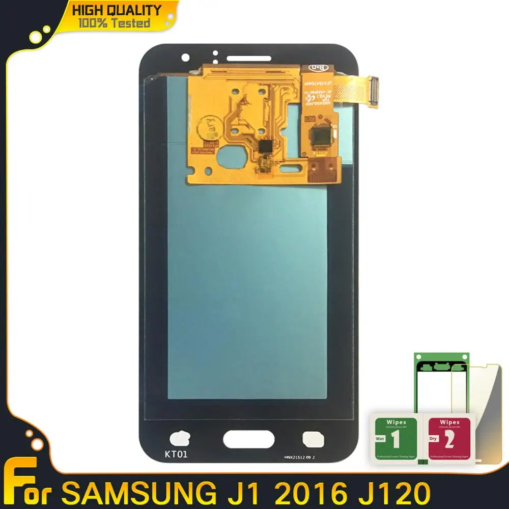 Новинка 100% ЖК-дисплеи для Samsung Galaxy J1 J120 2016 J120F J120H J120M ЖК-дисплей дисплей сенсорный