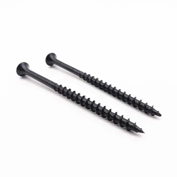

25/5000 Super hard cross countersunk head self-tapping screws furniture wood screws fast coarse teeth dry wall nail black