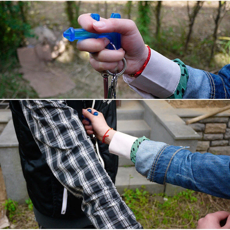 Outdoors Nylon Plastic Steel Self-defense Defense Duron Drill Stinger Ring Equipment Self Defense Sting Ring Tool