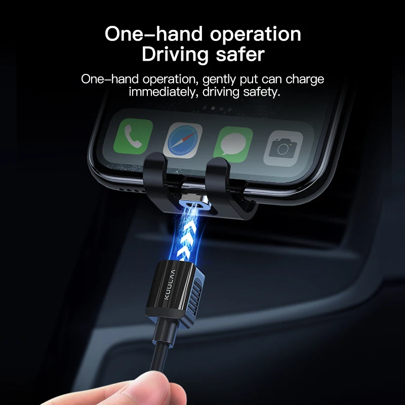 KUULAA Magnetic Cable USB Type C Cord Micro USB C Cable For iPhone Xiaomi Samsung Magnet Phone Charging Cord USBC Wire