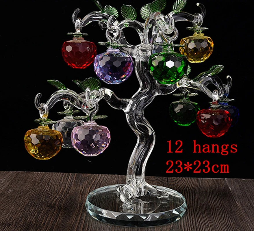 New-Year-Chirstmas-Apple-Tree-Hanging-Cut-Crystal-Glass-Multicolor-Faceted-Apples-Ornaments-12pcs-Christmas-Home