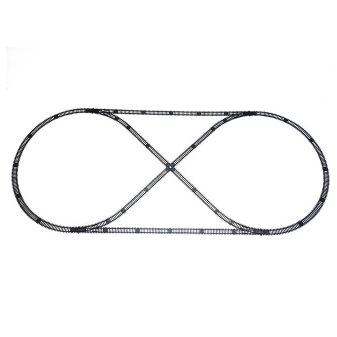 

9.4m 1:87 Sand Table Train Model Track Set Building Train Track Set - Set A Black