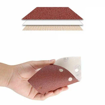 

40/60/80/100/120 Sandpapers 20 pieces / set Rectangular Flocking sandpaper
