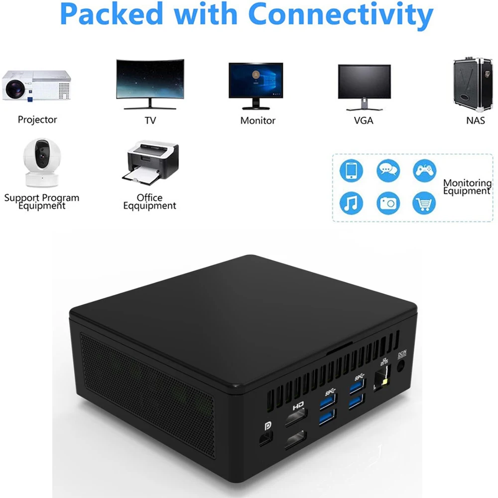 Intel NUC computer 12GB RAM 1TB HDD with all accessories