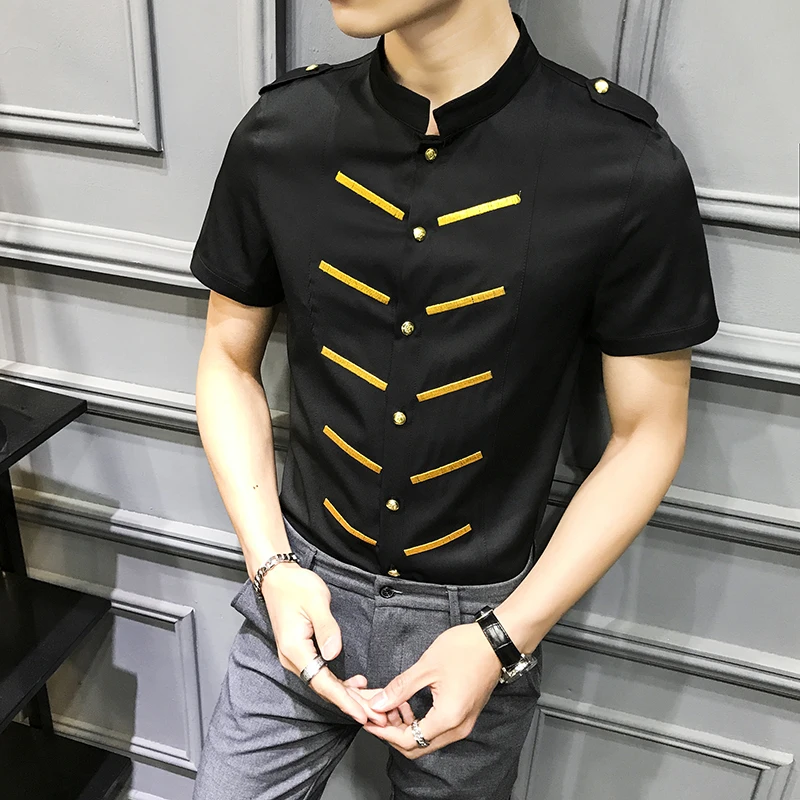 club Dress Shirt Male|Tuxedo Shirts 