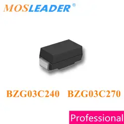 Mosleader 1800 шт. SMA BZG03C240 BZG03C270 DO214AC 600 Вт BZG03C240TR BZG03C270TR 240 в 270 в Сделано в Китае высокого качества