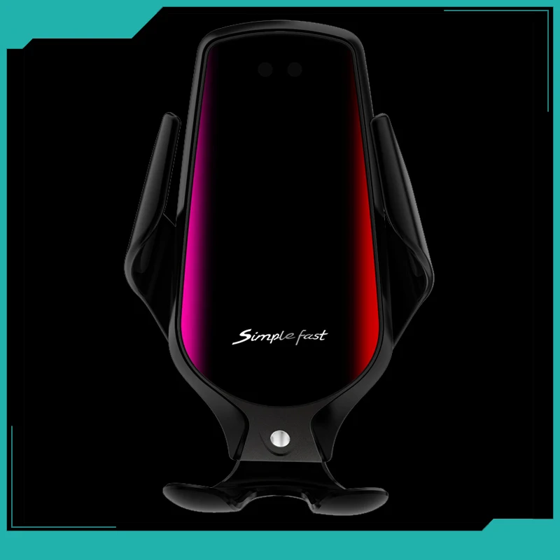 

R3 Smart Sensor Car Wireless Charger For iphone X XR XS Max Wireless Fast Charging Car Holder 10W Car Charger For Samsung S8 S8P