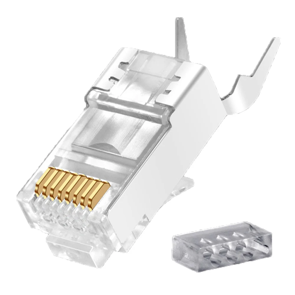 JRGK 50 шт. Cat5 Cat6 разъем RJ45 сетевой кабель неэкранированный 8 контактный модульный UTP