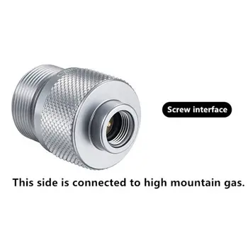 

Outdoor Camping EPI Adapter Gas Tank Conversion Head Aluminum Alloy Converter 875D