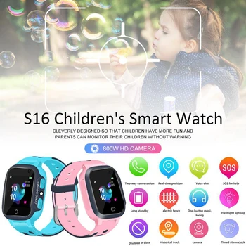 

Cute Smart Watch with GSM Touch Screen GPRS LBS Tracker SOS SIMS Card Camera Smartwatch for Kids Boy Girl Children Waterproof