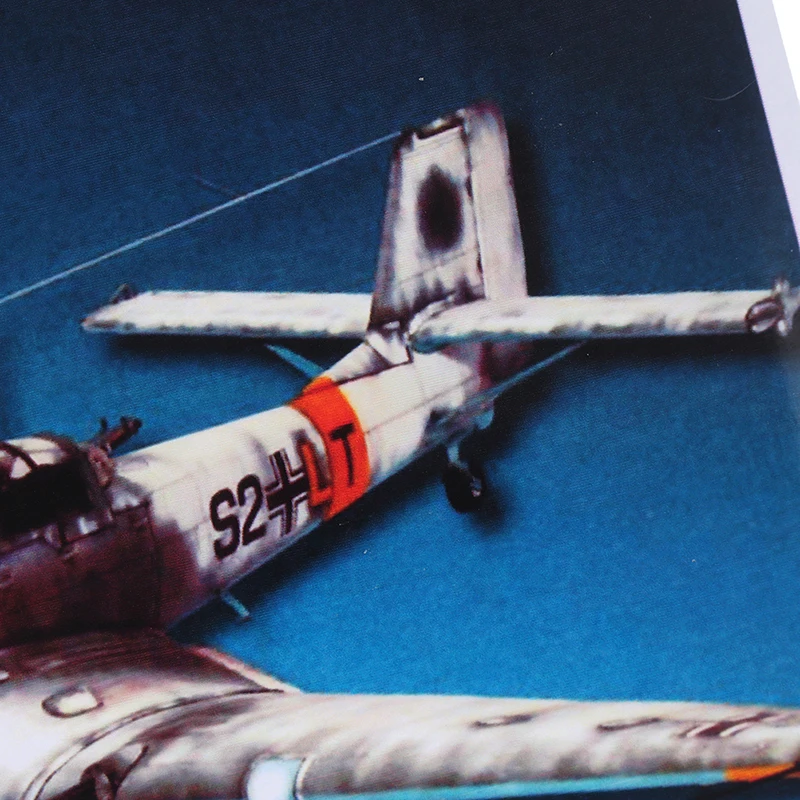 Горячая 1:33, немецкая Ju-87 модель бомбардировщика, модель самолета, 3D бумажная модель, космическая библиотечная бумага, картонный домик для детей, бумажные игрушки