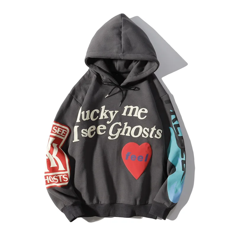 Kanye West Graffiti Lucky Me I See Ghosts Hoodie 1