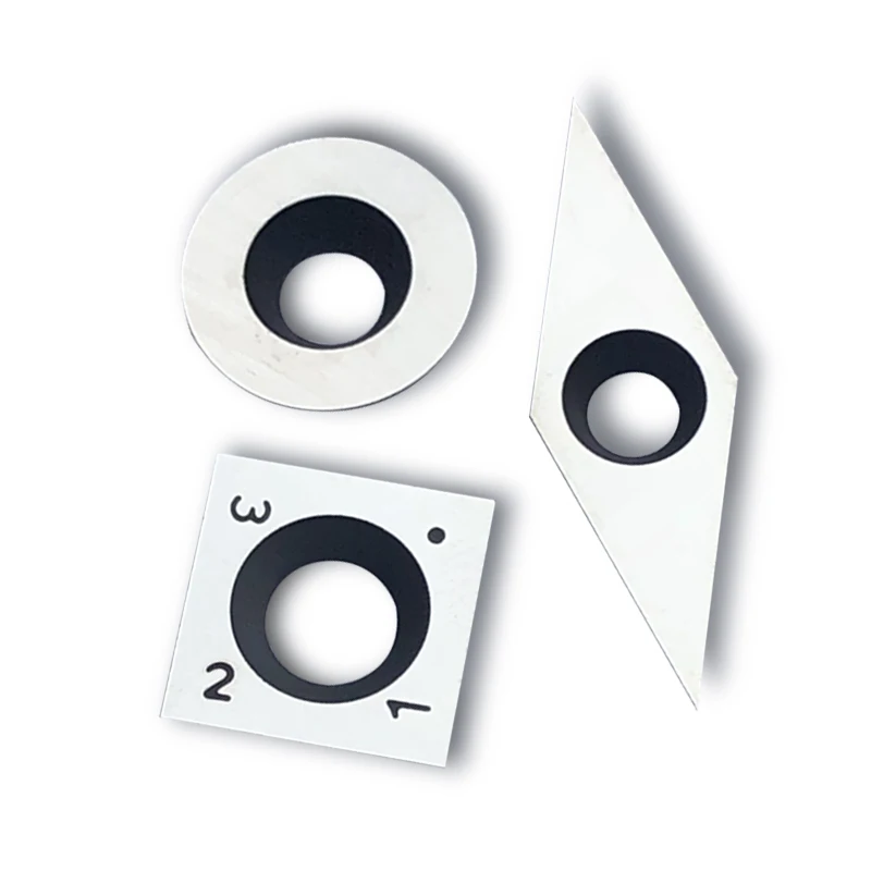 

3pcs Tungsten Carbide Inserts 94.5HRA Cutter Set Durable Blades for CNC Lathe Turning Tool Wood Working Carbide Inserts
