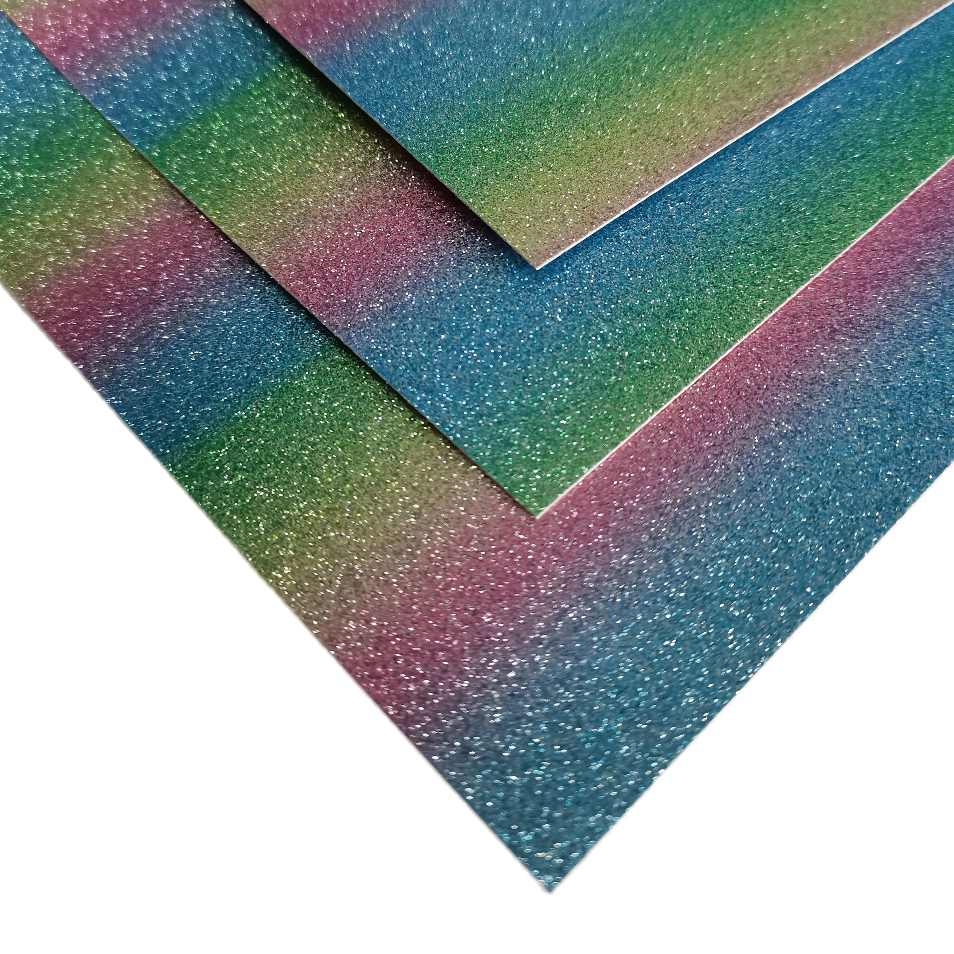 

500pcs 12''*12'' 300gsm Glitter Gradient Glitter Paper Handicrafts Scrapbook Paper For Decorations