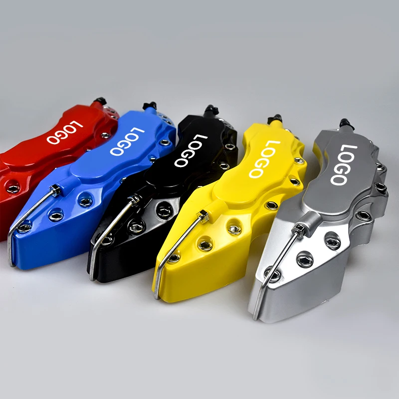 2Pcs S/M/L ABS Car 3D Disc Brake Caliper Covers Sticker For Toyota CROWN COROLLA COASTER LAND CRUISER PRADO REIZ  Accessories