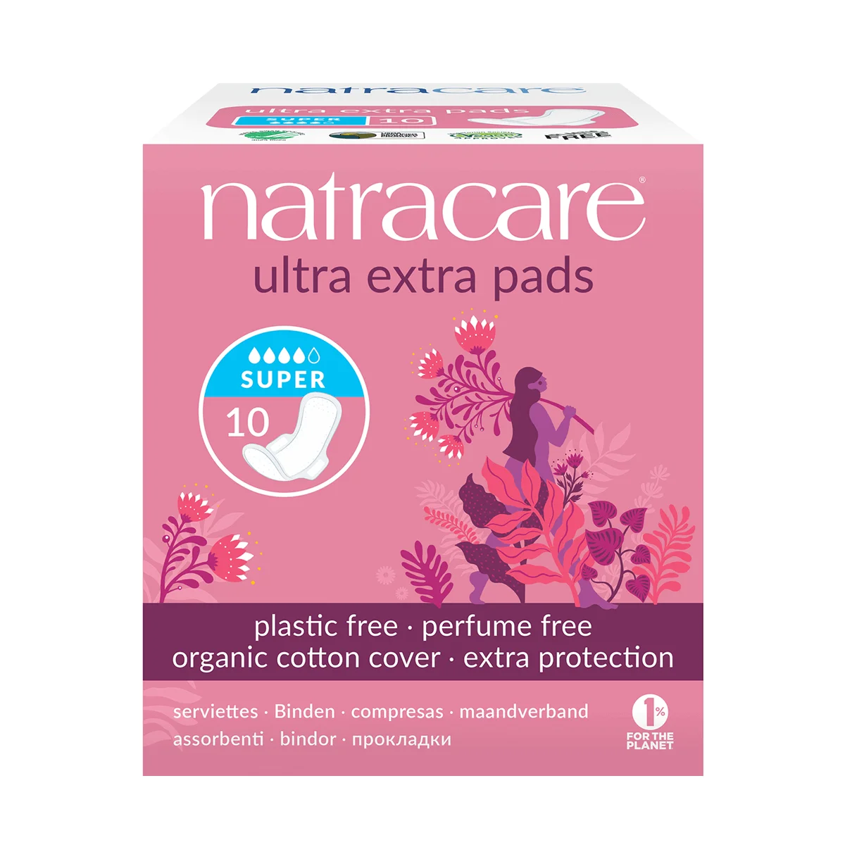 5 Box Sanitary Pads 10 Pcs Natracare Organic Pad Ultra Extra Super Mora Mona Menstrual Comfortable Mama pad For |