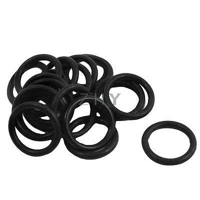 

20 Pcs 14.8mm Outer Dia 1.8mm Cross Section Rubber Sealing Oil Filter O Rings