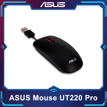 Беспроводная мышь ASUS UT220 PRO для ноутбука, проводная мышь, телескопическая Игровая USB мышь, Настольная компьютерная мышь для офиса для девочек...