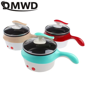 Multifunctional Electric Cooker Hot Pot Mini Non-stick Food Noodle Cooking Skillet Egg Steamer Soup Heater Pot Frying Pan 5