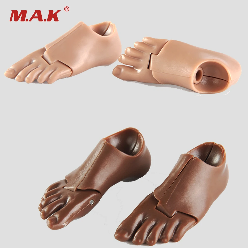 Action Figures 16 Scale Male Plastic Bare Feet for 12'' TC Action Figure Enterbay