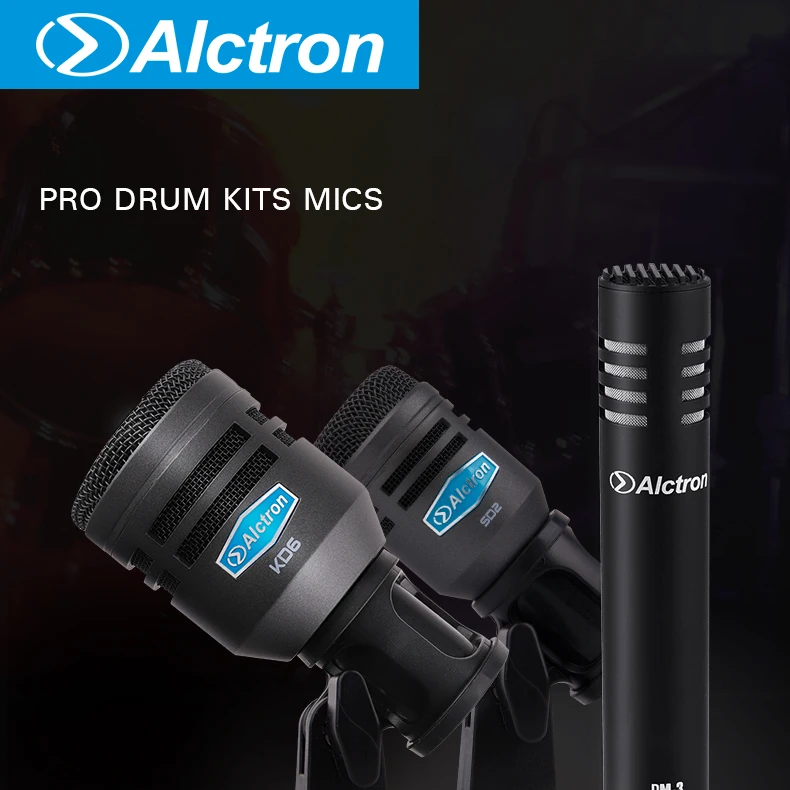 Alctron T8700II профессиональная сценическая барабанный набор микрофонов инструмент производительность ударная установка микрофона для джазовая барабанная установка и удар барабана