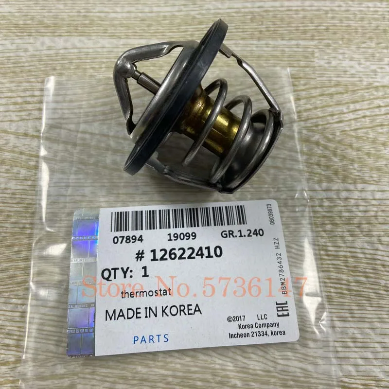Engine Thermostat Fit Buick New LaCrosse Regal 2.4L Chevrolet Malibu Cobalt Cavalier Equinox Pontiac GMC OEM# 12622410 engine coolant thermostat