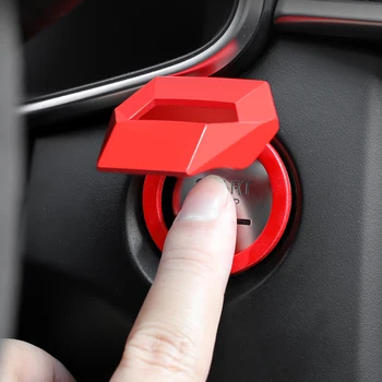 

1 Pcs Car Ignition Switch Decorative Ring One-click Start Stop Decoration Sticker Start Stop Engine Push Button Protective Cover