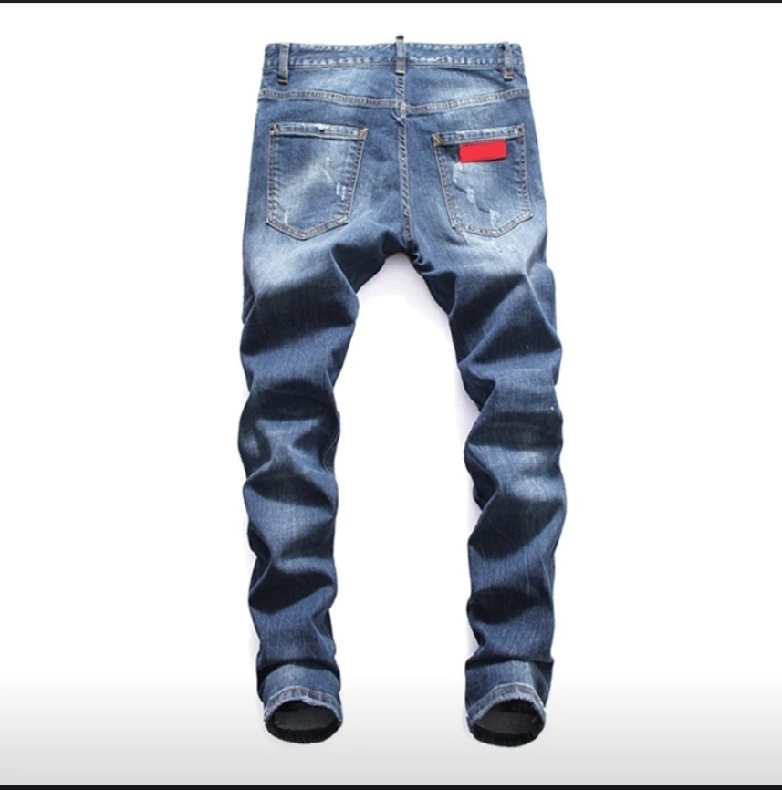 SEMIR джинсы для мужчин slim fit Брюки классические мужские дизайнерские брюки