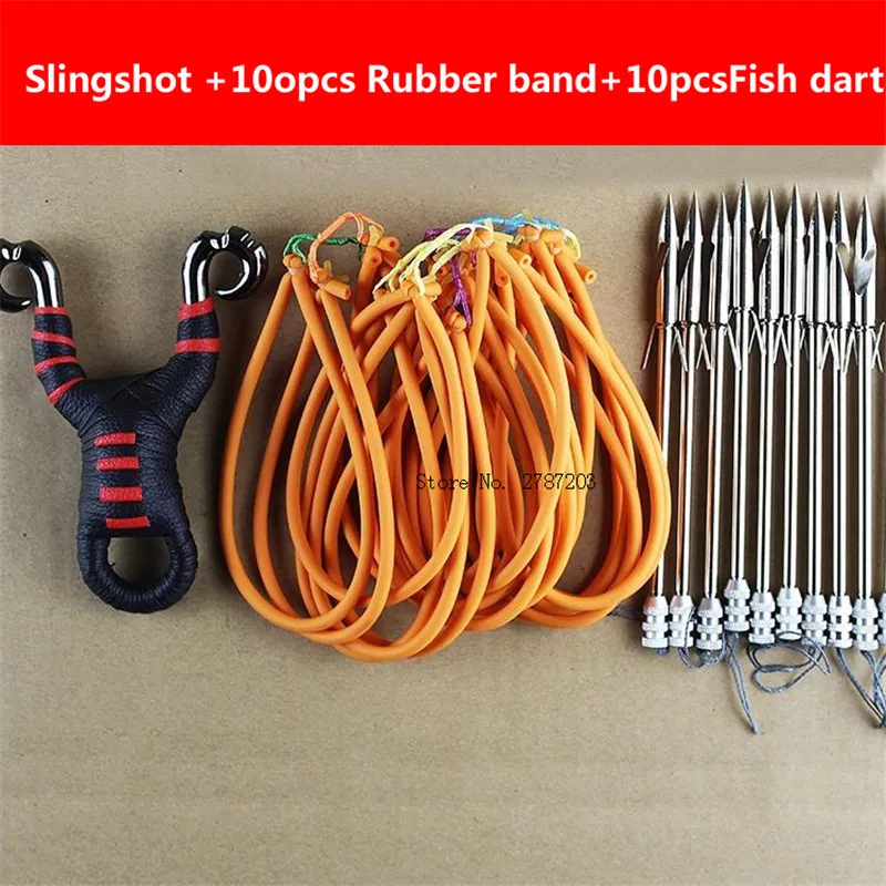Details about   Fishing Slingshot Multifunctional integrated Catapult Kit Archery Hunting Shoot 