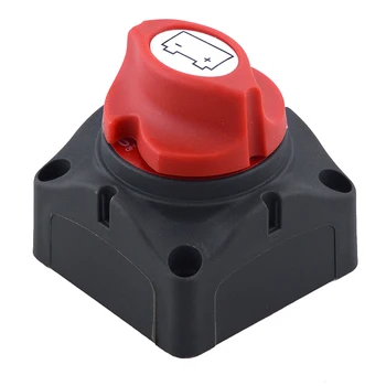 

1PCS 12V/24V 300A Car Battery Isolator Main Battery Switch Emergency Stop Pole Disconnect Separator Switch 68x68x75mm
