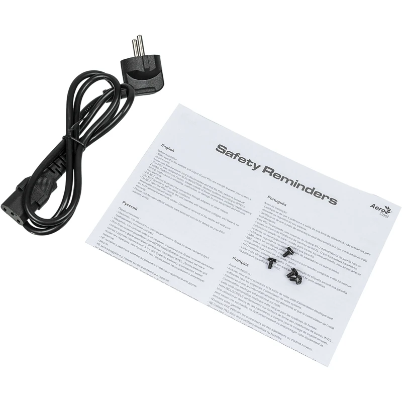 Блок питания Aerocool ATX 700W VX PLUS 700W(24+4+4pin) APFC 120mm fan 4xSATA RTL