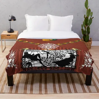 

Collage Vintage Throw Blanket Soft Sherpa Blanket Bed Sheet Single Knee Blanket Office Nap Blanket