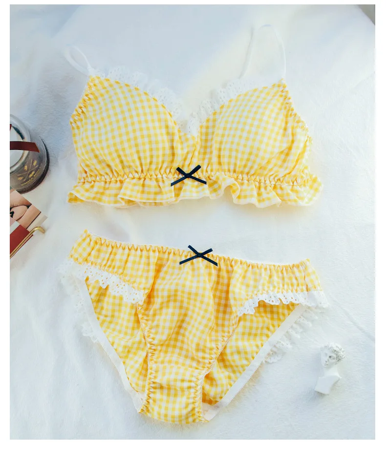 12-18Y Cotton Training Bra For Girls Teenage Lovely Underwear Lingerie Set For Kids