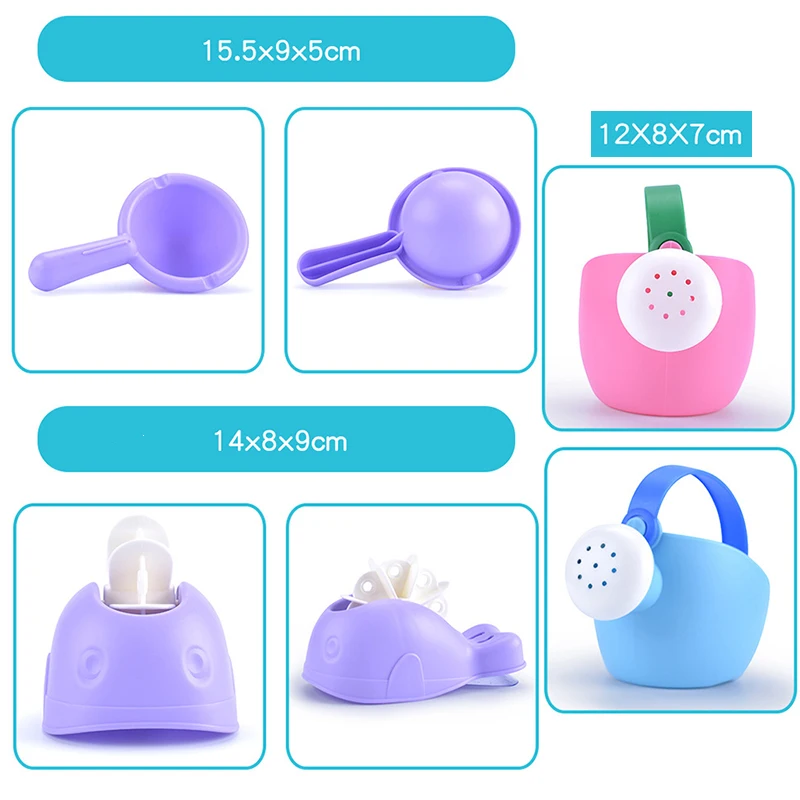 Children Beach Toys Sandbox Sand Set Toy  Beach Cube Sand Eco-Friendly Colorful Castle Bucket PCPVC Shovel Car Toys For Kids 6