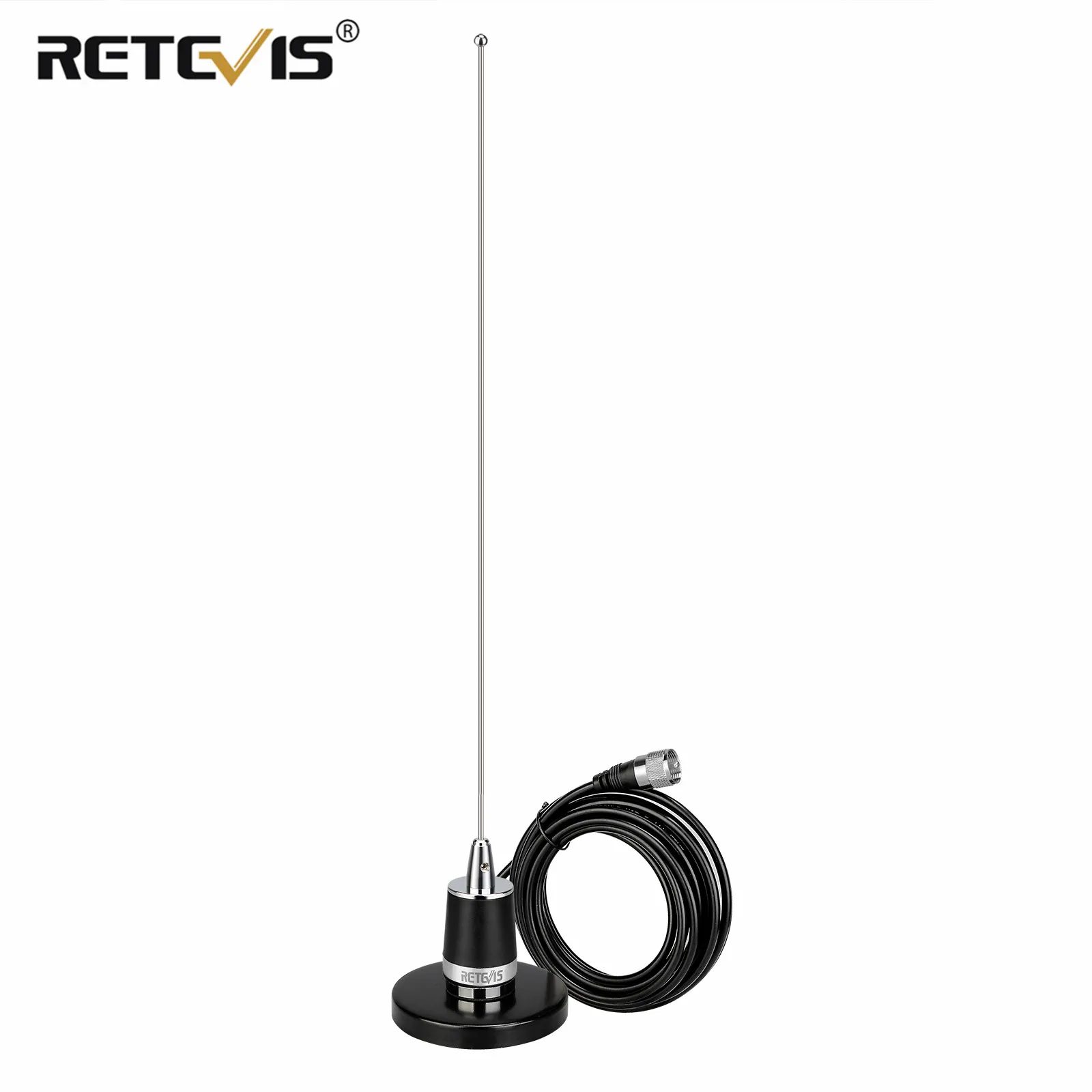 Retevis MR200 VHF UHF двухдиапазонный 144/430MHz соединитель NMO автомобильная антенна с