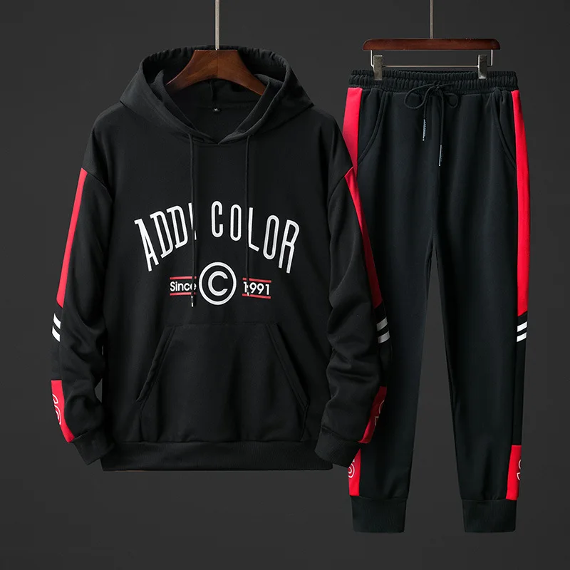 

Spring And Autumn Set Popular Brand INS Boy Sports Leisure Suit Teenager Junior High School Students Handsome Cool Hoodie