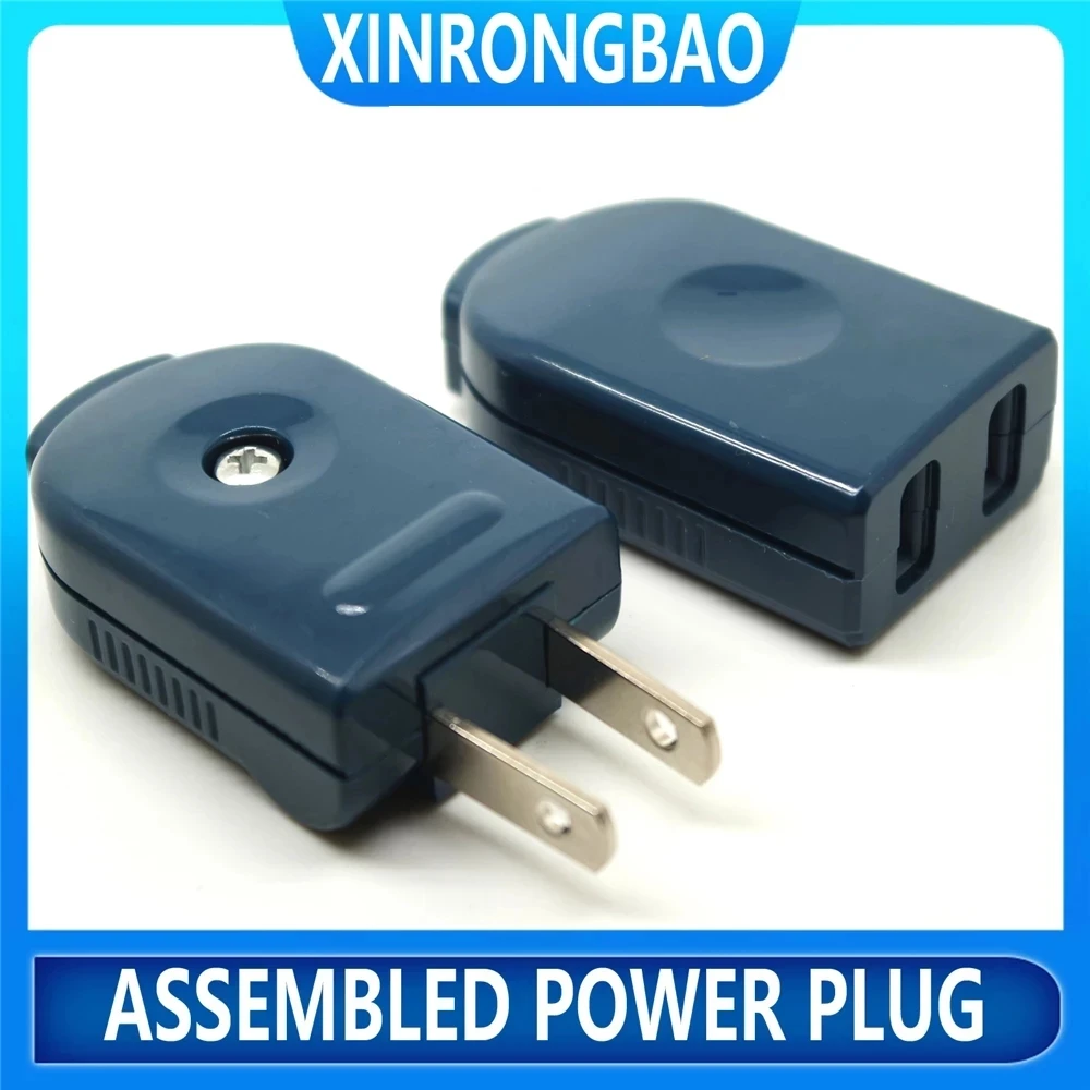 90 degree rotary power plug and socket American connection with two flat foot joint 2201/2202 American Standard Two flat indust