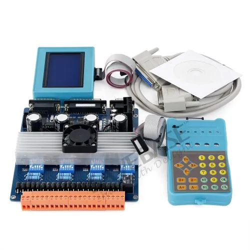 4 оси TB6600 контроллер 0-10A HB Nema08 шаговый двигатель 12В высокого качества блок питания для станка с ЧПУ комплект
