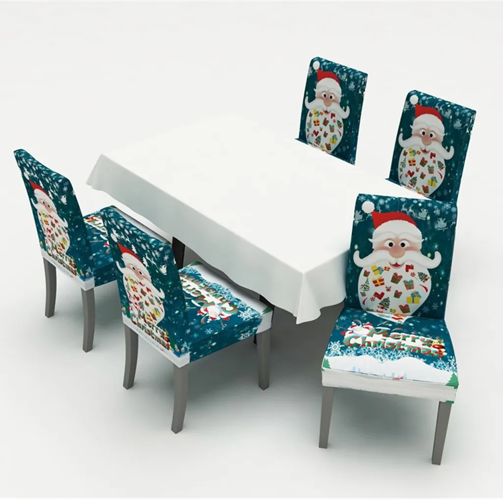 Чехлы для стульев, защита для столовой, чехлы для стульев, рождественские украшения, поддержка высокой емкости,, Прямая поставка