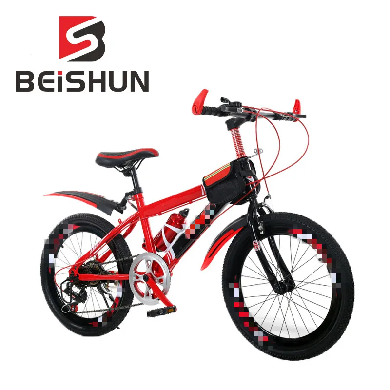 Red spoke wheel Детский велосипед с переменной скоростью, От 6 до 14 лет мальчика, 20 дюймов, студенческий велосипед, скоростной горный велосипед - Цвет: Red spoke wheel