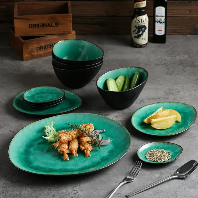 Vancasso Coco 11 Darabos Fazekaskő Vintage Kerámia Vacsorakészlet 4*Merülő Edényekkel És Tálral, 1*Dince Plate2*Desszertlemez Készlet - Image 2